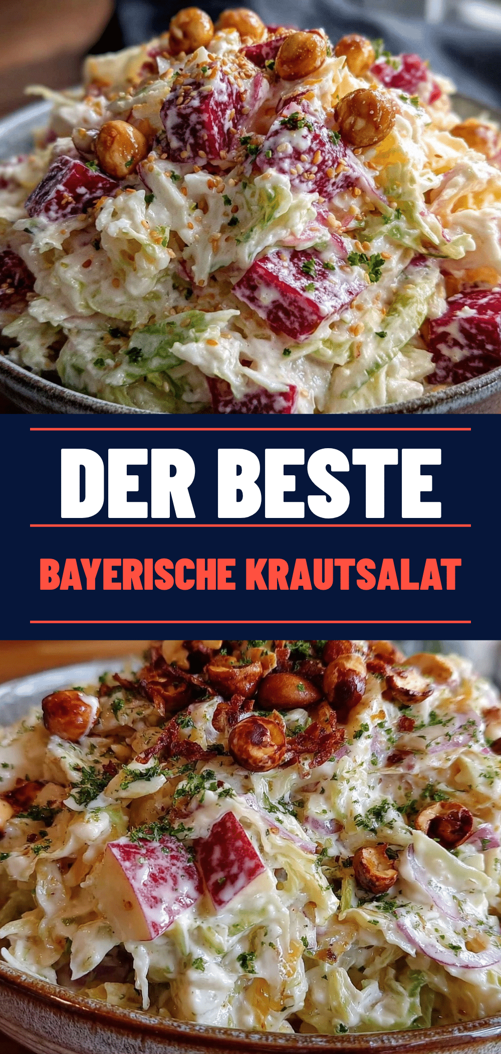 Bayerischer Krautsalat mit Äpfeln und Haselnüssen: 5 Min 5 Bayerischer Krautsalat recipe