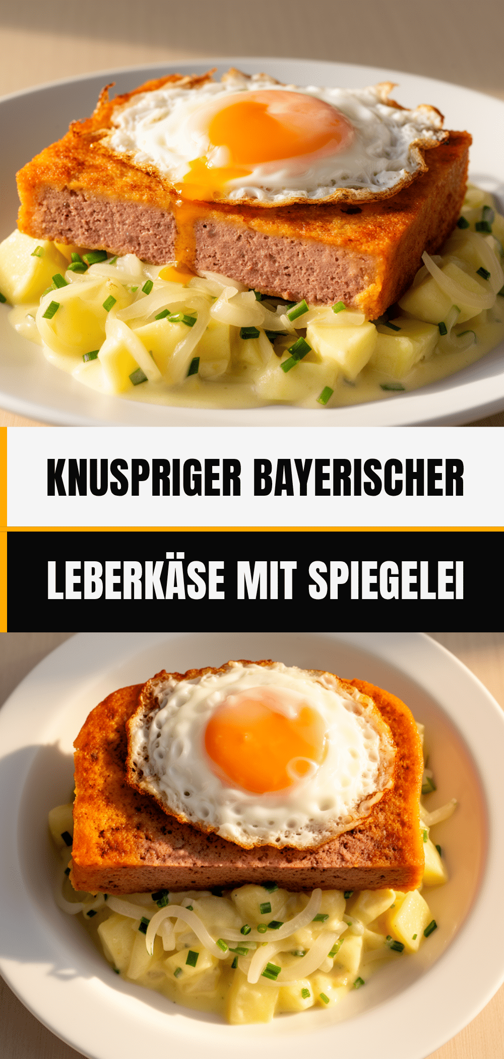 Bayerischer Leberkäse mit Spiegelei: Schnelles Rezept 5 Bayerischer Leberkäse mit Spiegelei recipe