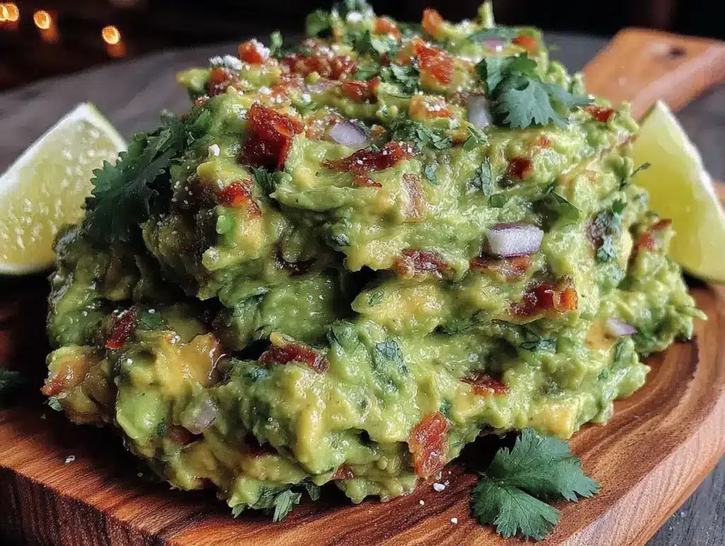cremige Guacamole mit Limette und Koriander - featured image