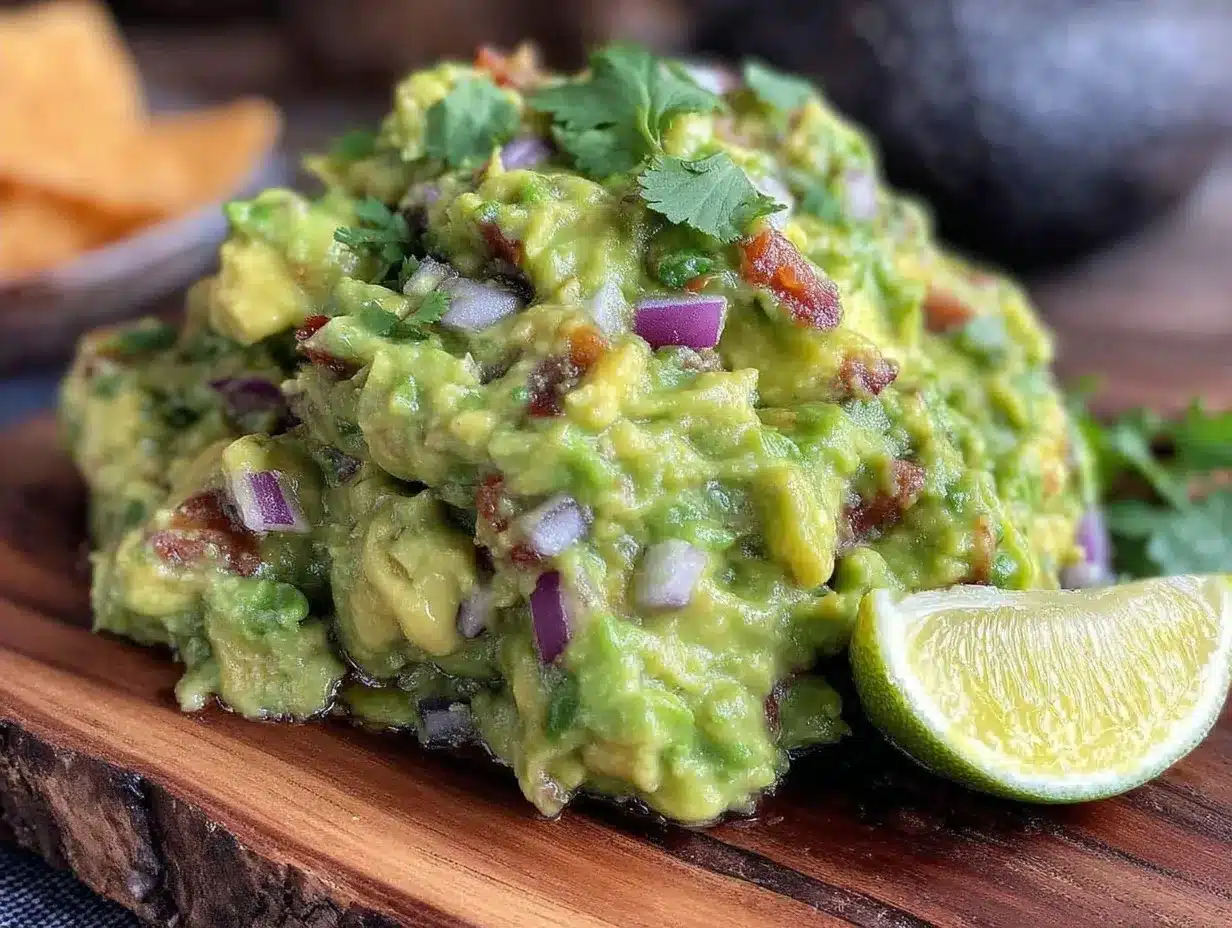 Cremige Guacamole mit Limette & Koriander: 5 Min. Rezept 4 cremige Guacamole mit Limette und Koriander preparation steps
