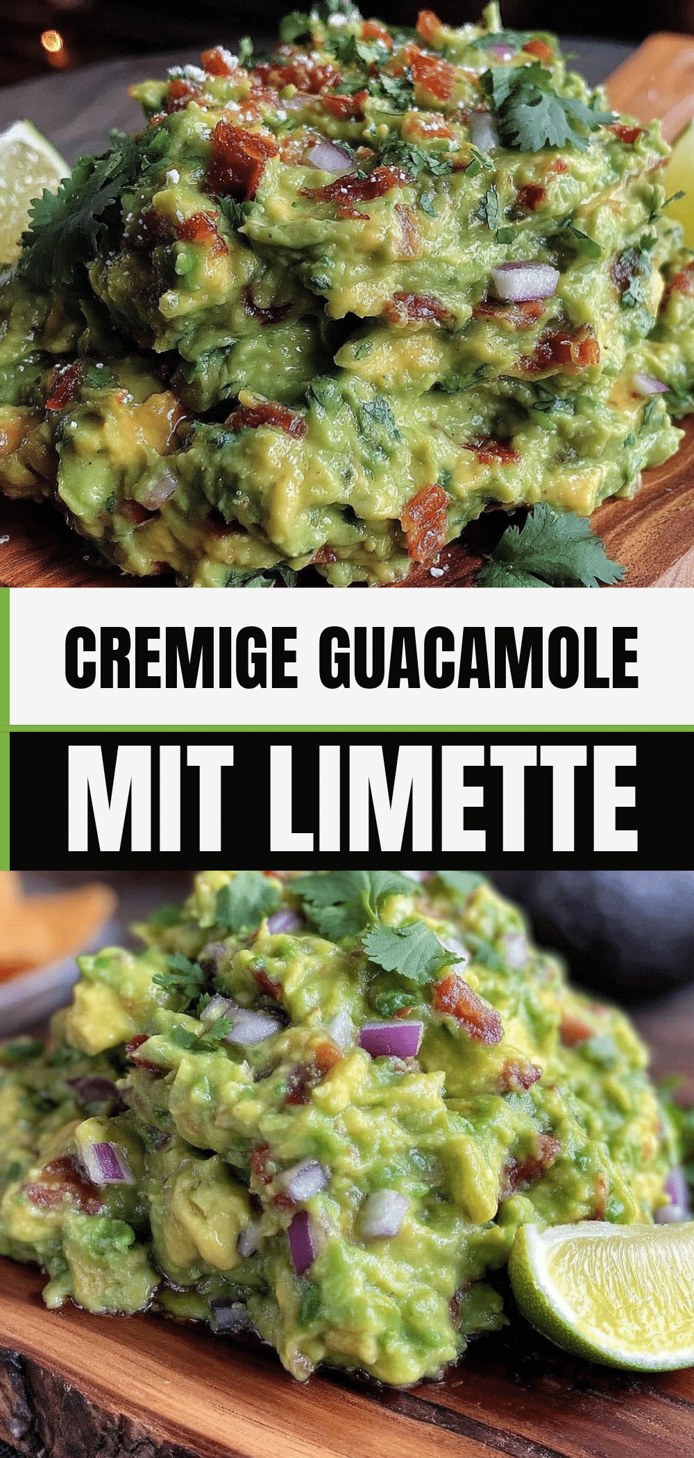 Cremige Guacamole mit Limette & Koriander: 5 Min. Rezept 5 cremige Guacamole mit Limette und Koriander recipe