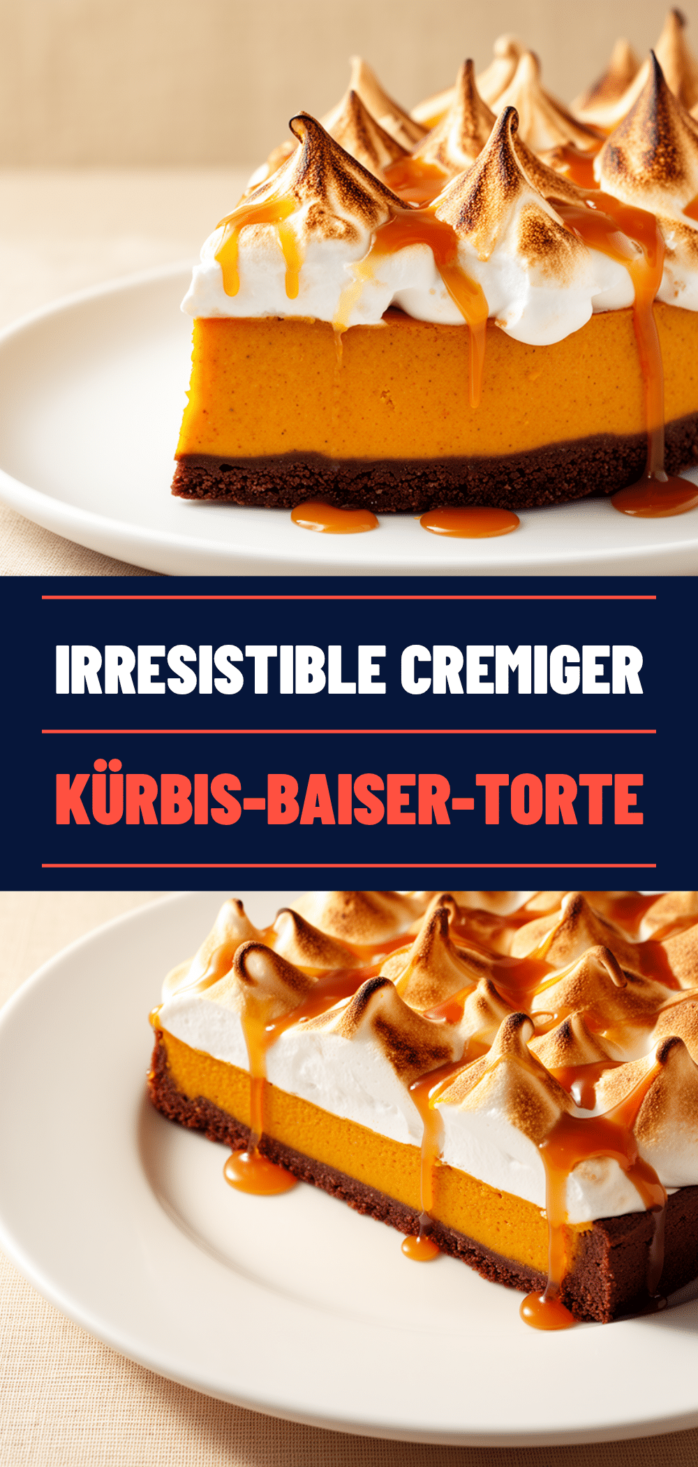 Cremige Kürbis-Baiser-Torte: 3 einfache Schritte 5 Cremige Kürbis-Baiser-Torte recipe