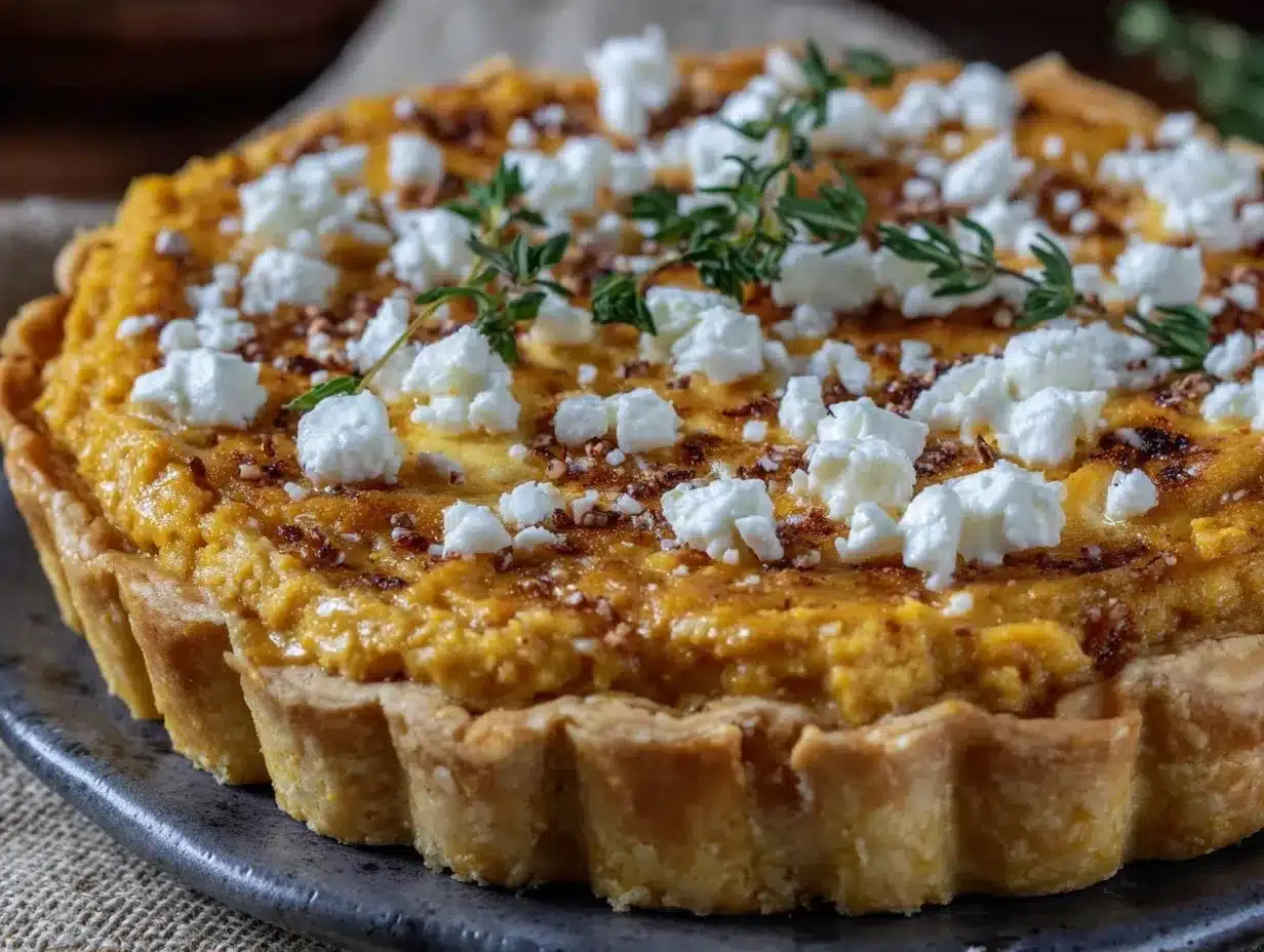 Cremige Kürbis-Quiche: Das beste Rezept mit Feta 4 cremige Kürbis-Quiche preparation steps