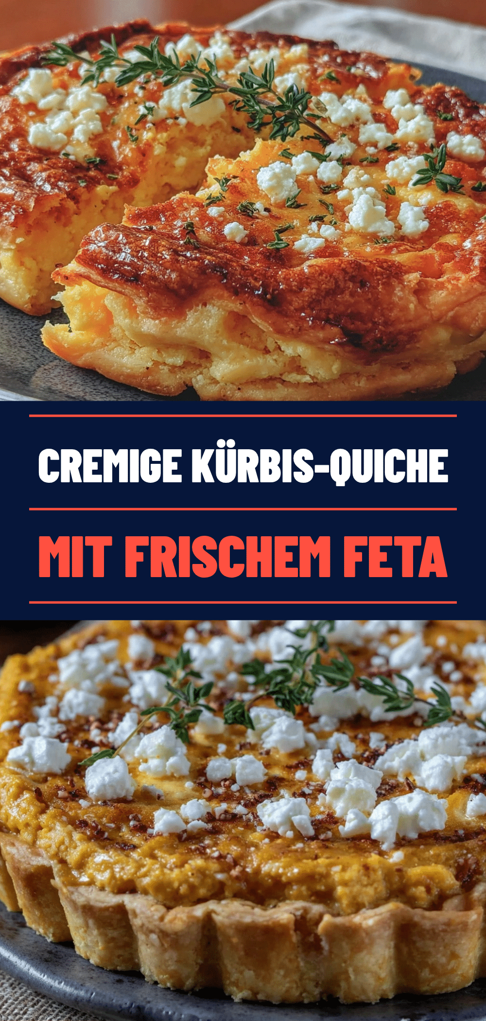 Cremige Kürbis-Quiche: Das beste Rezept mit Feta 5 cremige Kürbis-Quiche recipe
