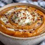 Cremige Kürbissuppe mit Kokosmilch und Ingwer - featured image