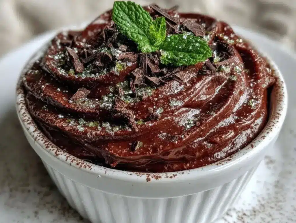 Cremige Schokoladen-Avocado-Mousse - featured image
