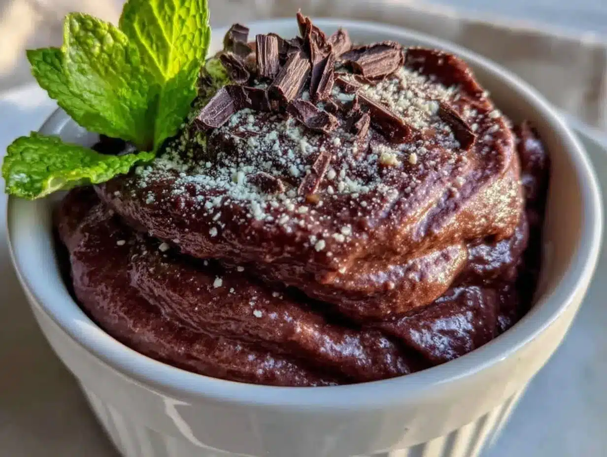 Cremige Schokoladen-Avocado-Mousse: Das beste 5-Minuten-Rezept 4 Cremige Schokoladen-Avocado-Mousse preparation steps