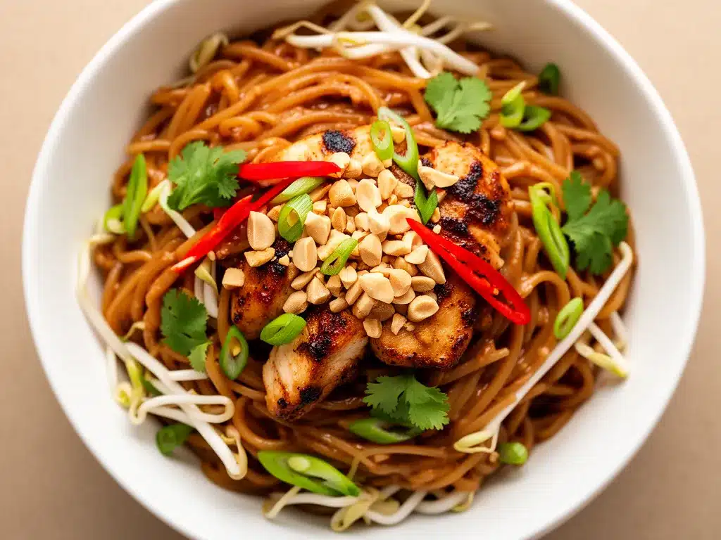 Cremige Thai-Nudeln mit Hähnchen: Das beste Rezept in 20 Min 4 cremige Thai-Nudeln mit Hähnchen preparation steps