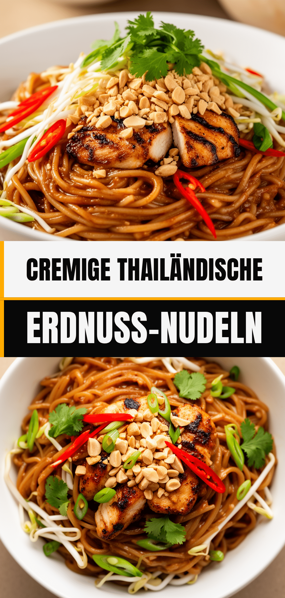 Cremige Thai-Nudeln mit Hähnchen: Das beste Rezept in 20 Min 5 cremige Thai-Nudeln mit Hähnchen recipe