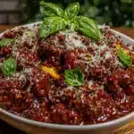 cremige Thermomix Bolognese mit Rinderhack - featured image