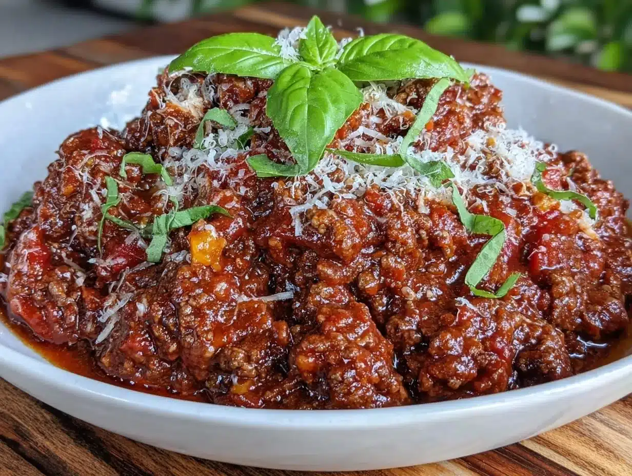 Cremige Thermomix Bolognese mit Rinderhack: Einfach & Cremig 4 cremige Thermomix Bolognese mit Rinderhack preparation steps