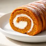 Cremige Zimt-Kürbis-Rolle - featured image