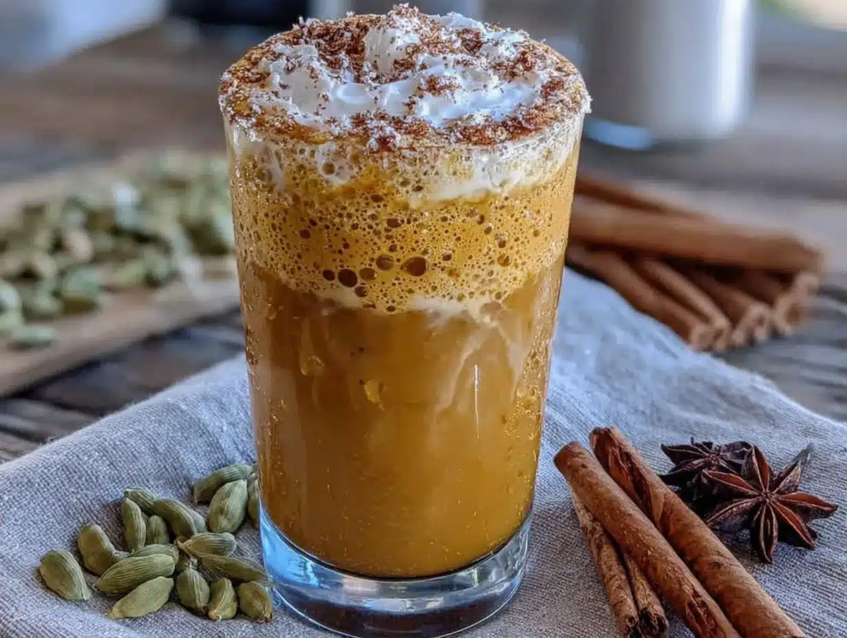 Cremiger Chai Latte: Selbst machen in 10 Min 4 Cremiger Chai Latte preparation steps