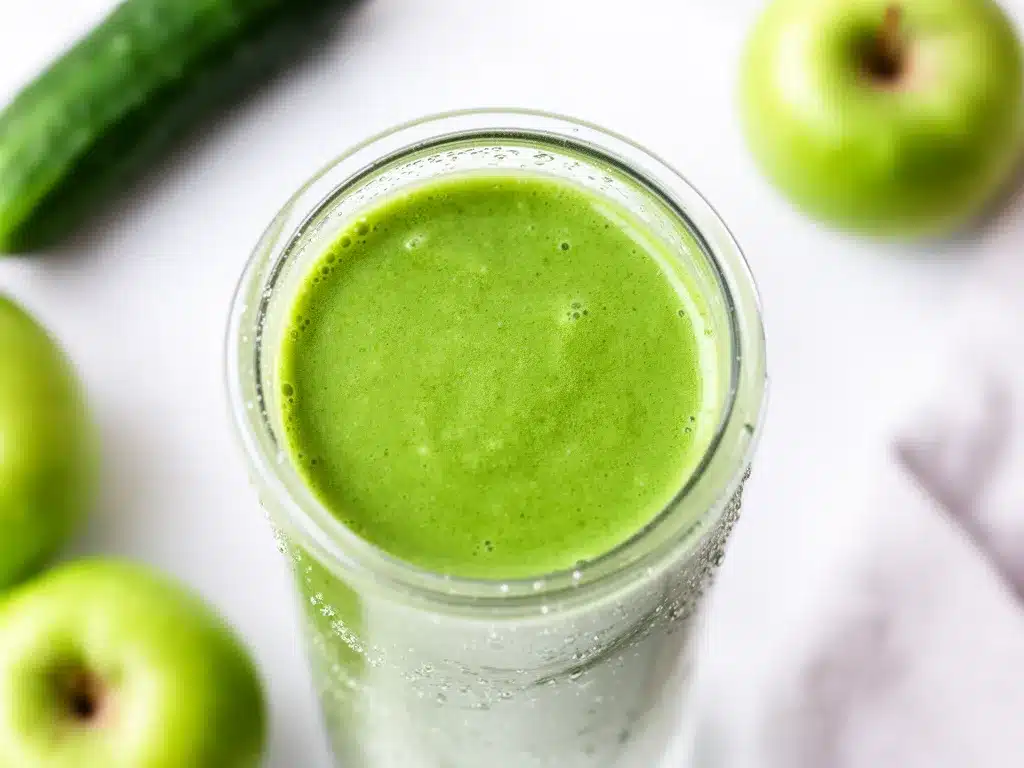 Cremiger Grüner Smoothie: Der Beste & Schnelle 4 cremiger grüner Smoothie preparation steps