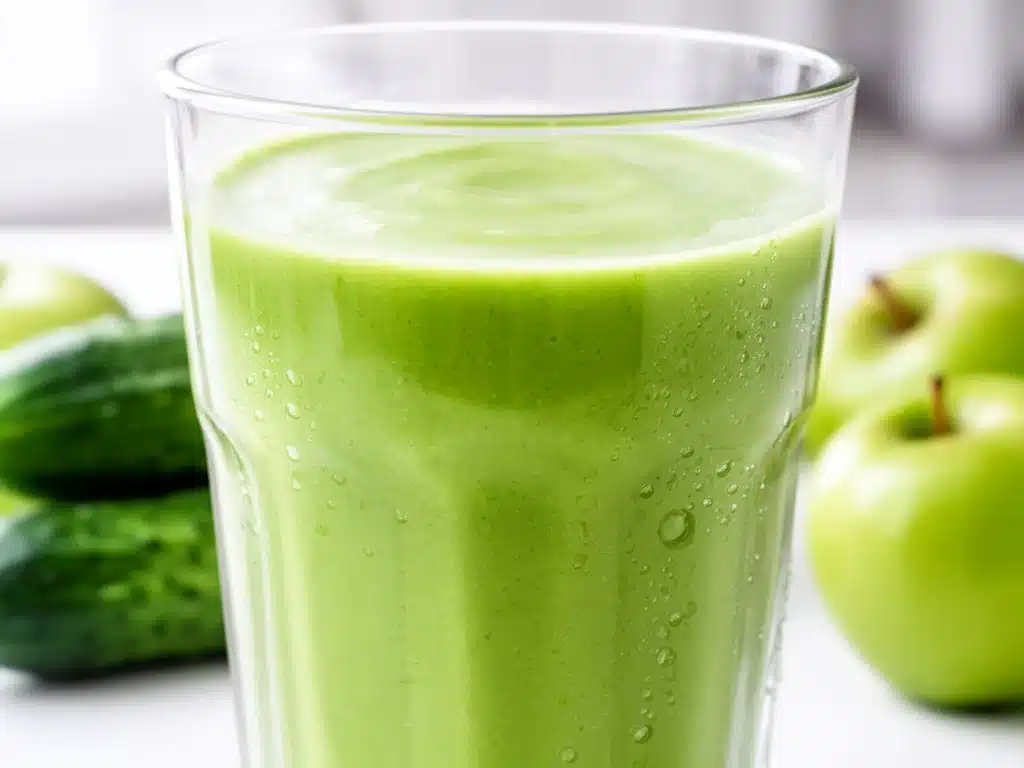 cremiger grüner Smoothie - featured image