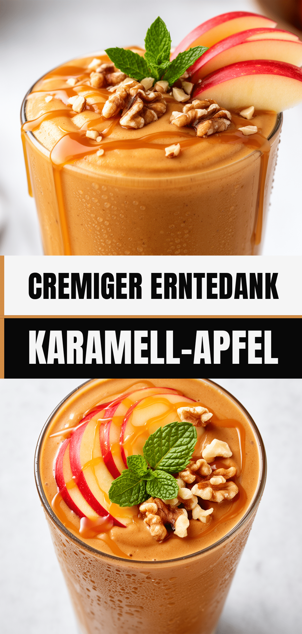 Cremiger Karamell-Apfel Smoothie: Das perfekte Erntedank-Frühstück 5 Cremiger Karamell-Apfel Smoothie recipe