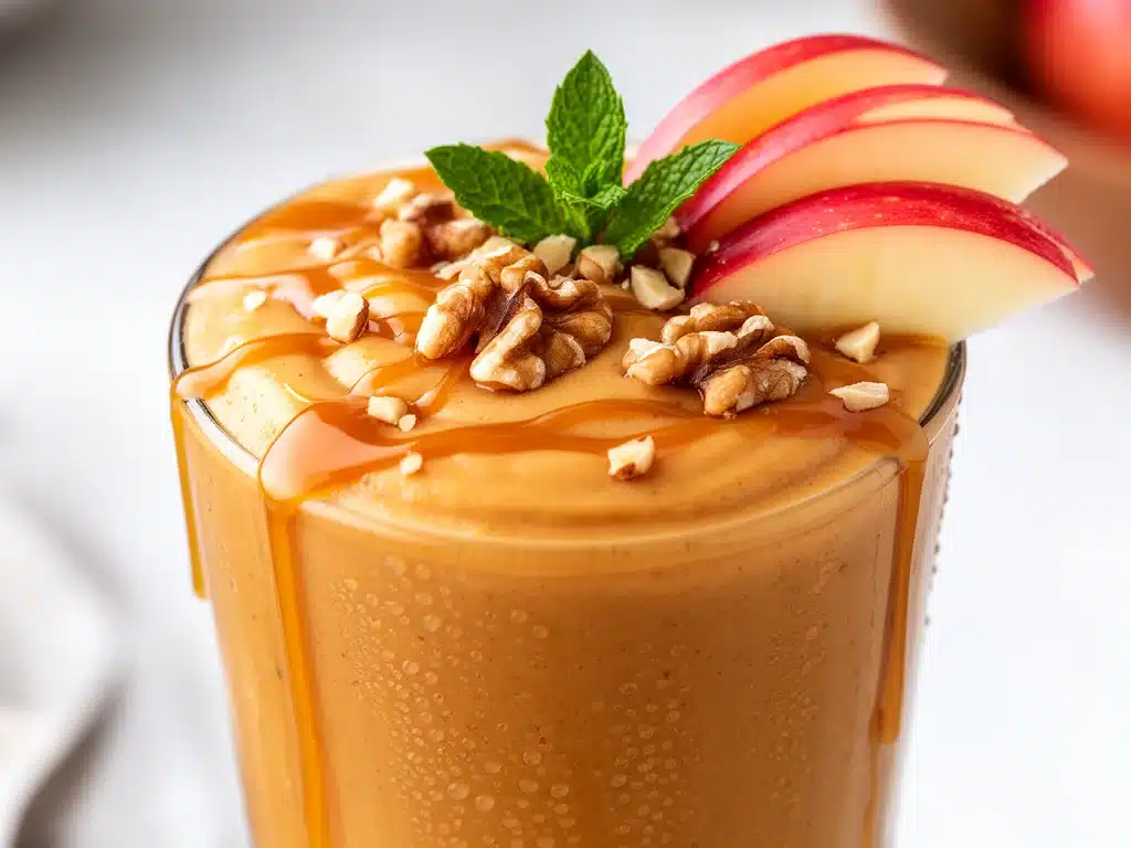 Cremiger Karamell-Apfel Smoothie - featured image