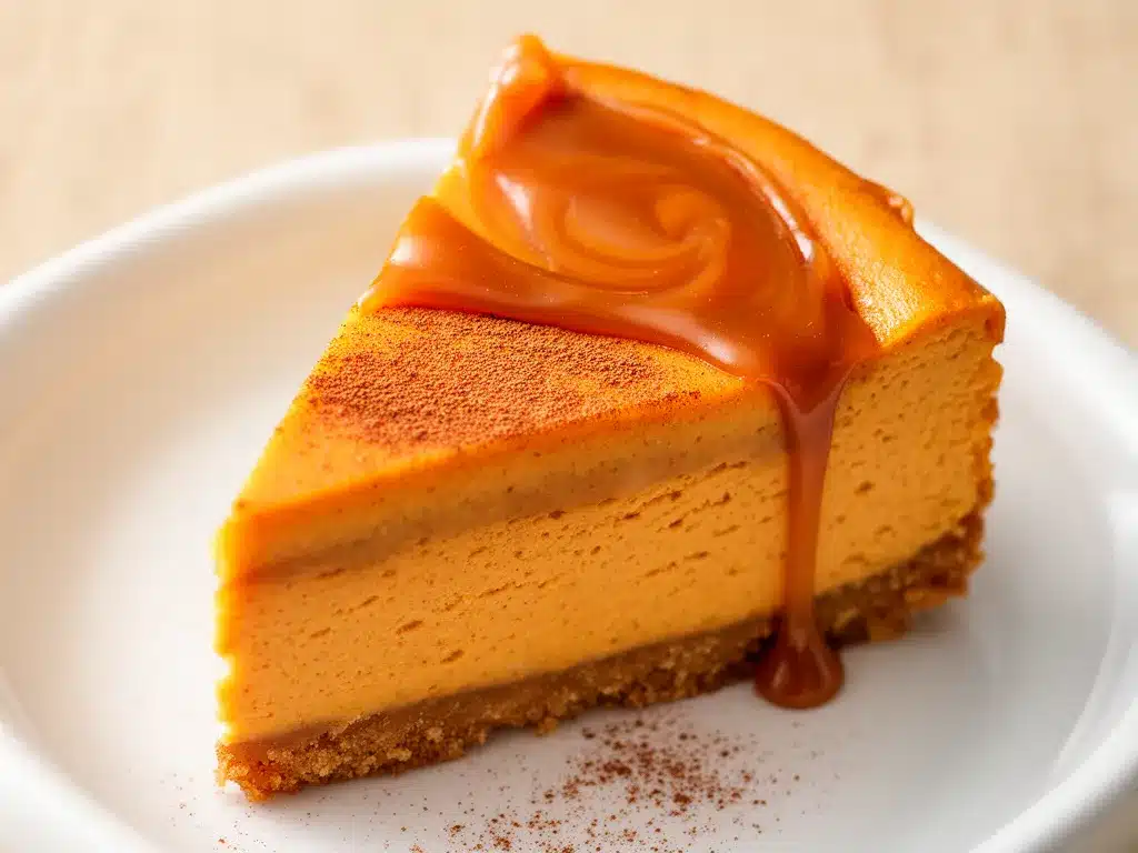 Cremiger Kürbis-Karamell-Käsekuchen: Perfekt für Herbst 4 Cremiger Kürbis-Karamell-Käsekuchen preparation steps