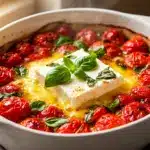Cremiges Baked Feta mit Tomaten - featured image