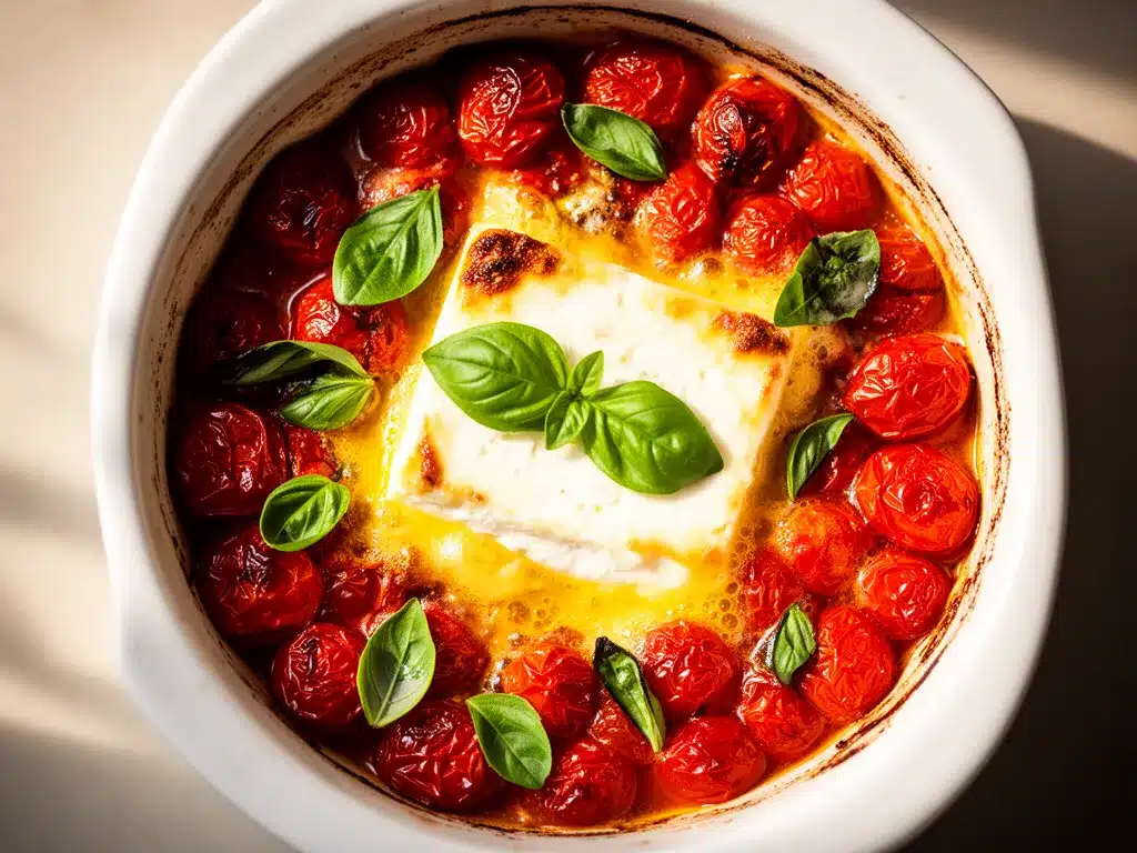 Cremiges Baked Feta mit Tomaten: Das perfekte Rezept in 25 Min 4 Cremiges Baked Feta mit Tomaten preparation steps