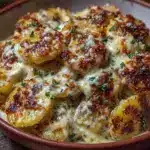 Cremiges Kartoffelgratin mit Käse - featured image