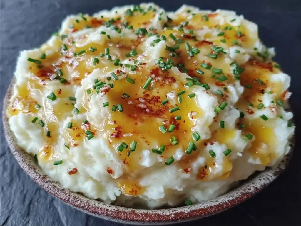 cremiges Kartoffelpüree mit brauner Butter - featured image
