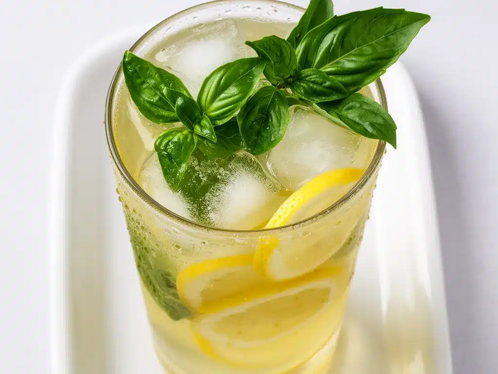 Einfache Zitronenlimonade mit Basilikum: Das perfekte Sommer-Drink 4 Einfache Zitronenlimonade mit Basilikum preparation steps