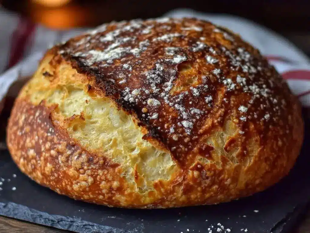 einfaches Sauerteigbrot - featured image