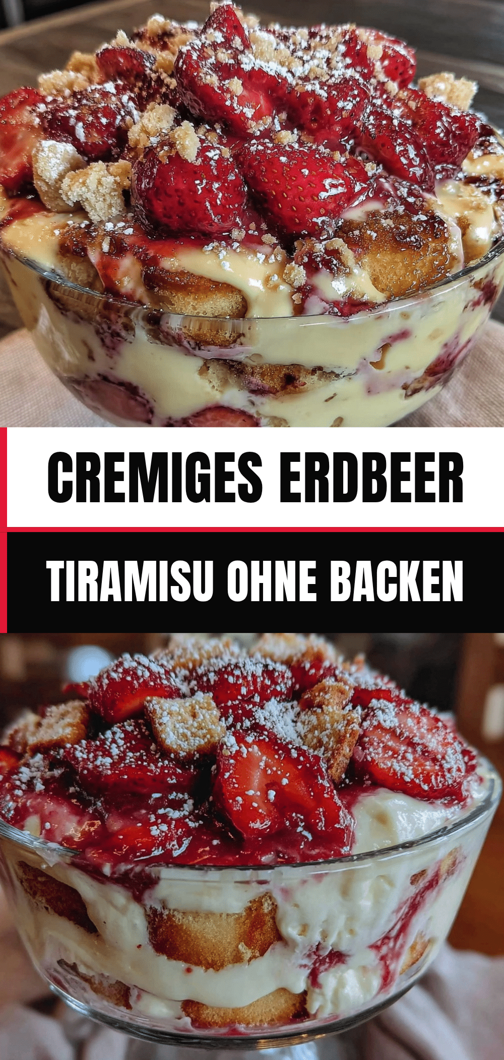 Erdbeer-Tiramisu: Cremiges Sommer-Dessert ohne Backen 5 Erdbeer-Tiramisu recipe