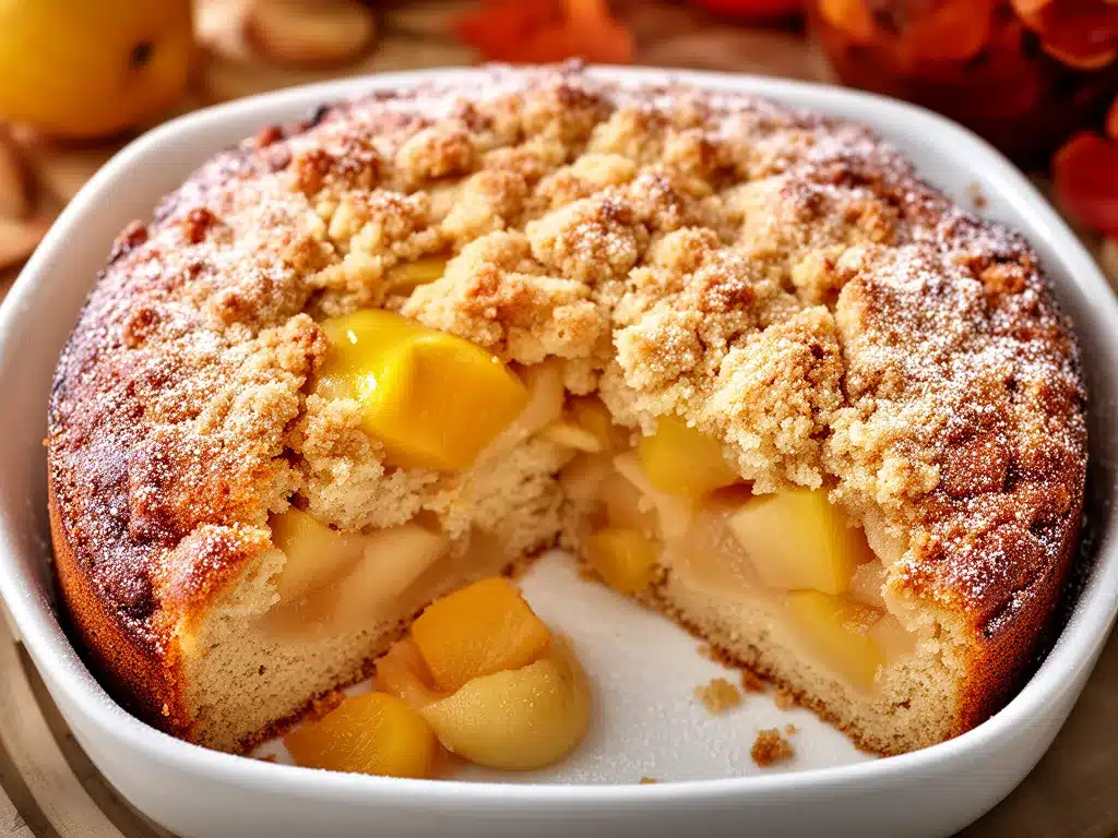 Erntedank Quittenkuchen mit Streusel: Omas Bestes Rezept 4 Erntedank Quittenkuchen mit Streusel preparation steps