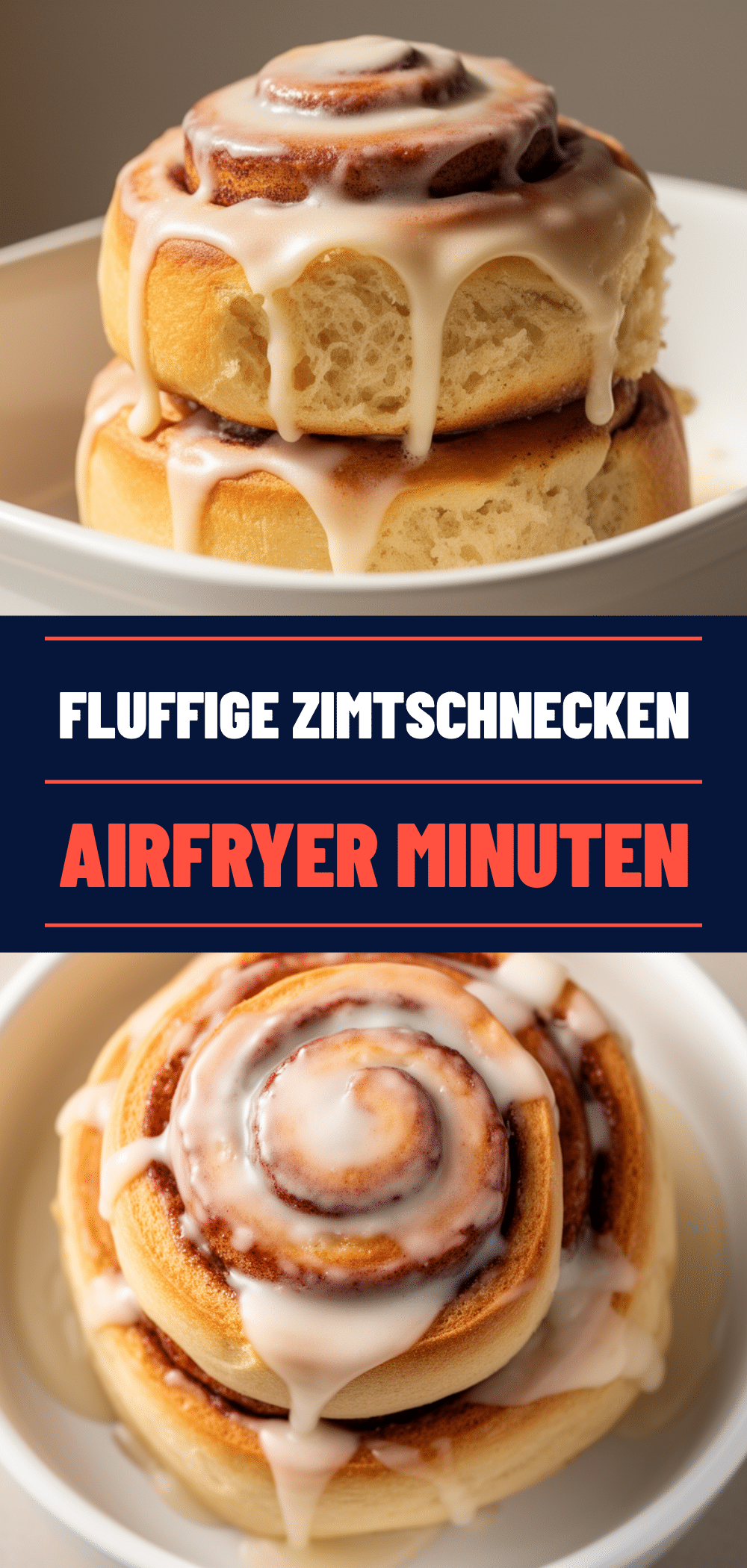Fluffige Airfryer Zimtschnecken: 5 Min. Quick & Easy 5 fluffige Airfryer Zimtschnecken recipe