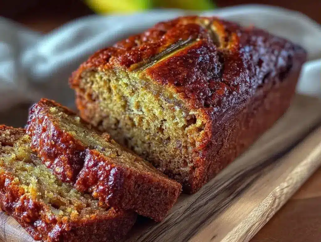 Fluffiges Bananenbrot ohne Mixer - featured image