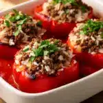 Gefüllte Paprika Omas Rezept - featured image