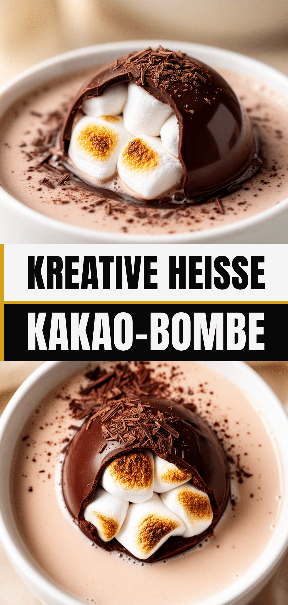 Heiße Kakao-Bombe: Perfektes Schokoladen-Getränk 5 Heiße Kakao-Bombe recipe