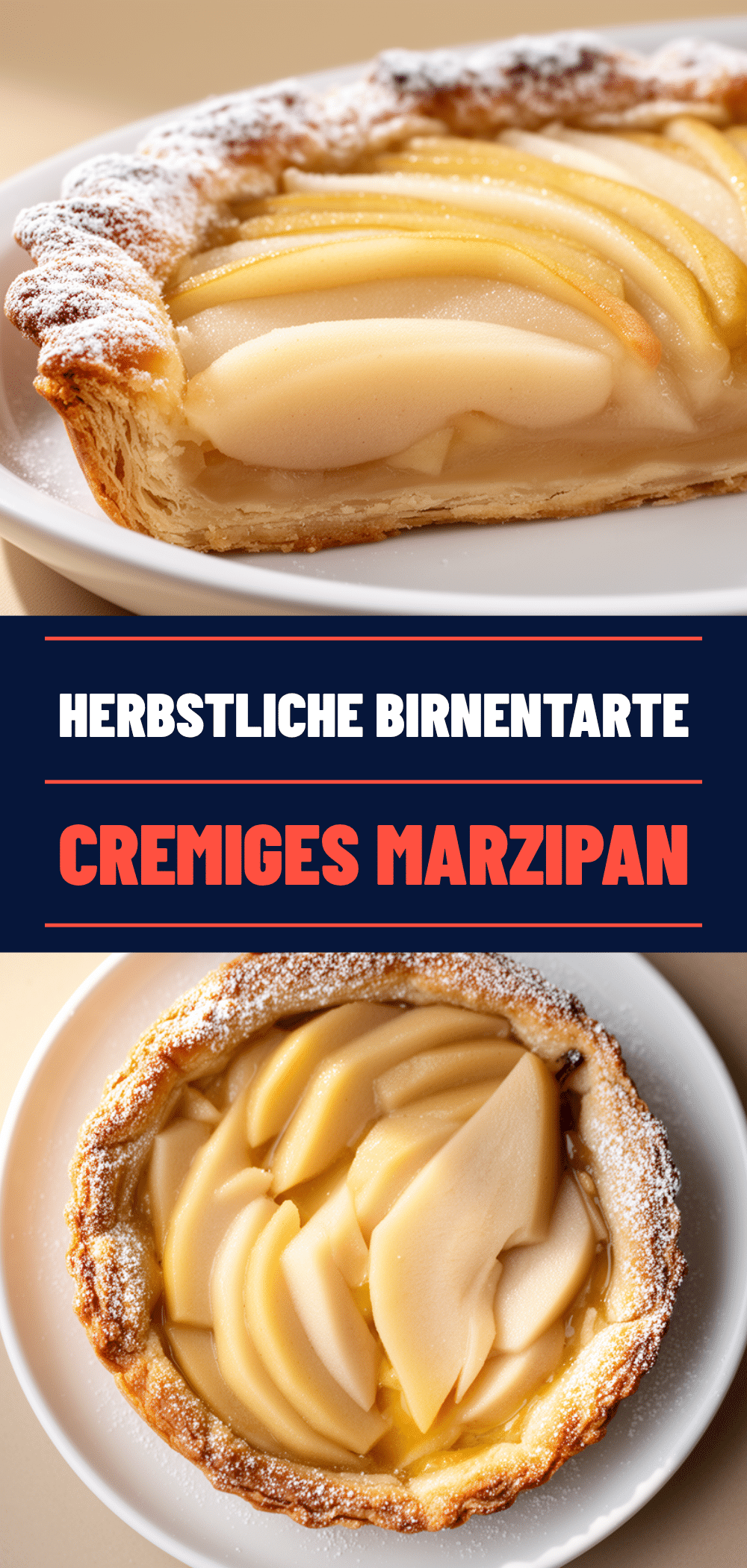Herbstliche Birnentarte mit Marzipan: Das perfekte Rezept 5 Herbstliche Birnentarte mit Marzipan recipe