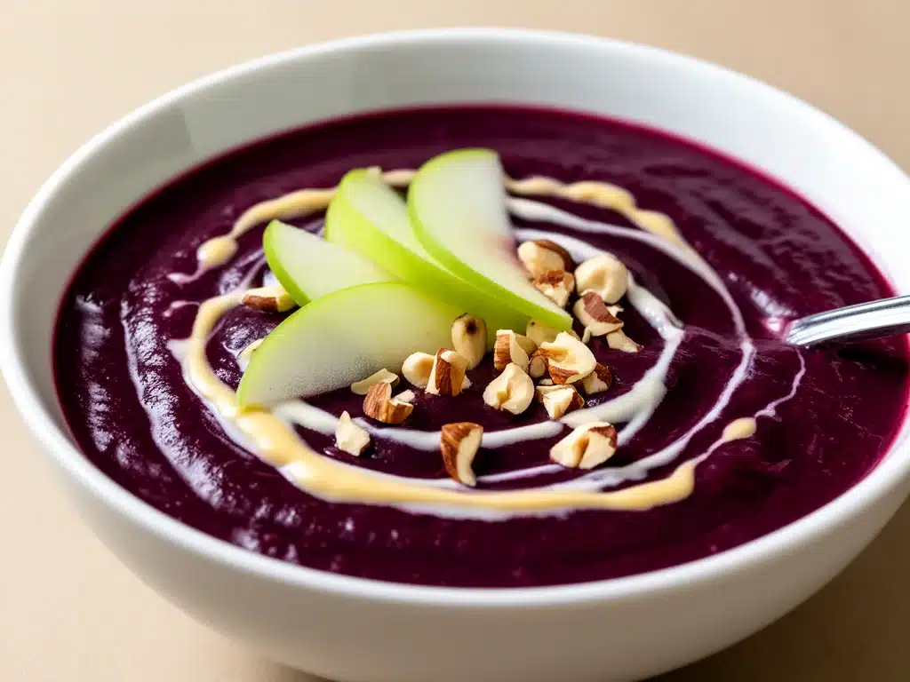 herbstliche Rotkohl-Suppe - featured image