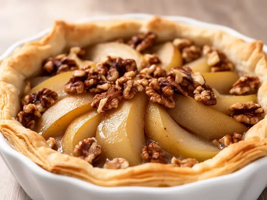 Herbstliche Walnuss-Birnen-Tarte - featured image