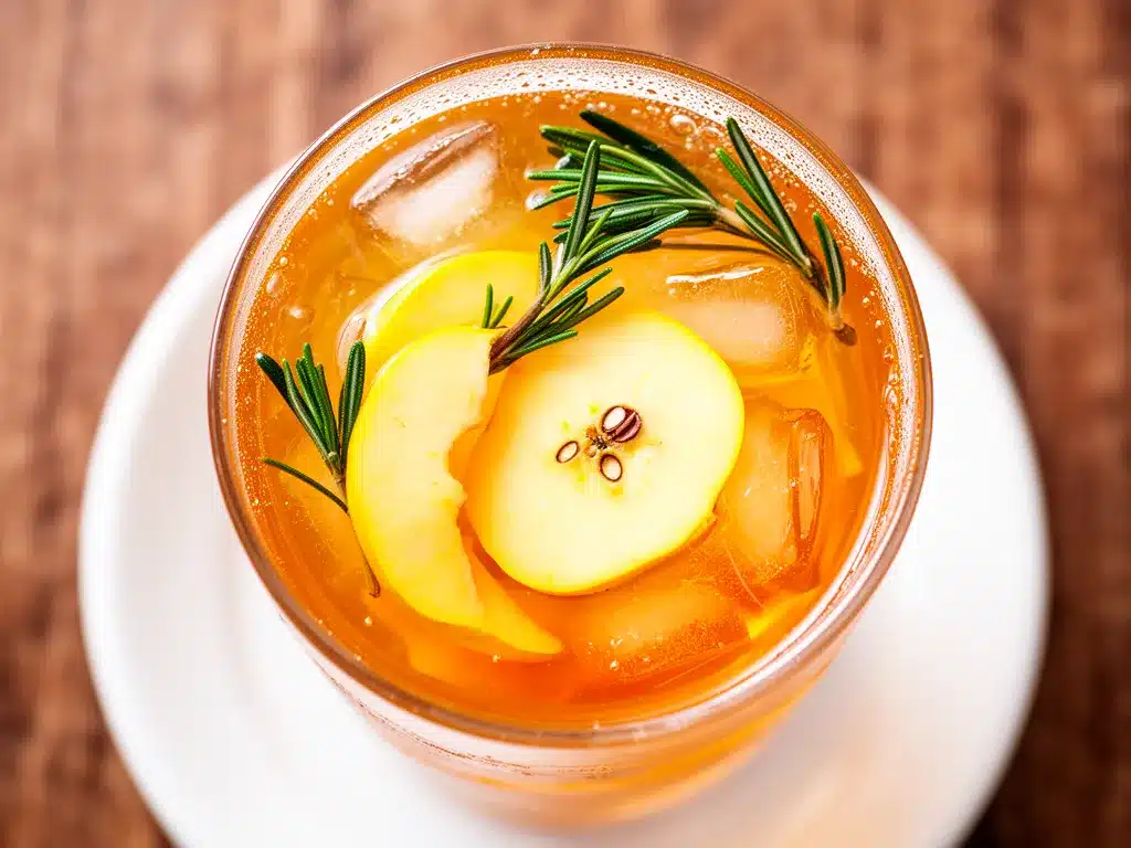 Herbstlicher Quitten-Sirup-Drink: 10 Min. warm & wohltuend 4 Herbstlicher Quitten-Sirup-Drink preparation steps