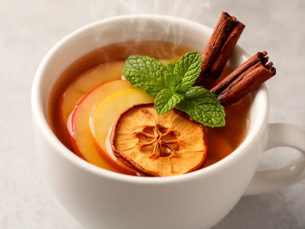 Herbstlicher Zimt-Apfel-Tee - featured image