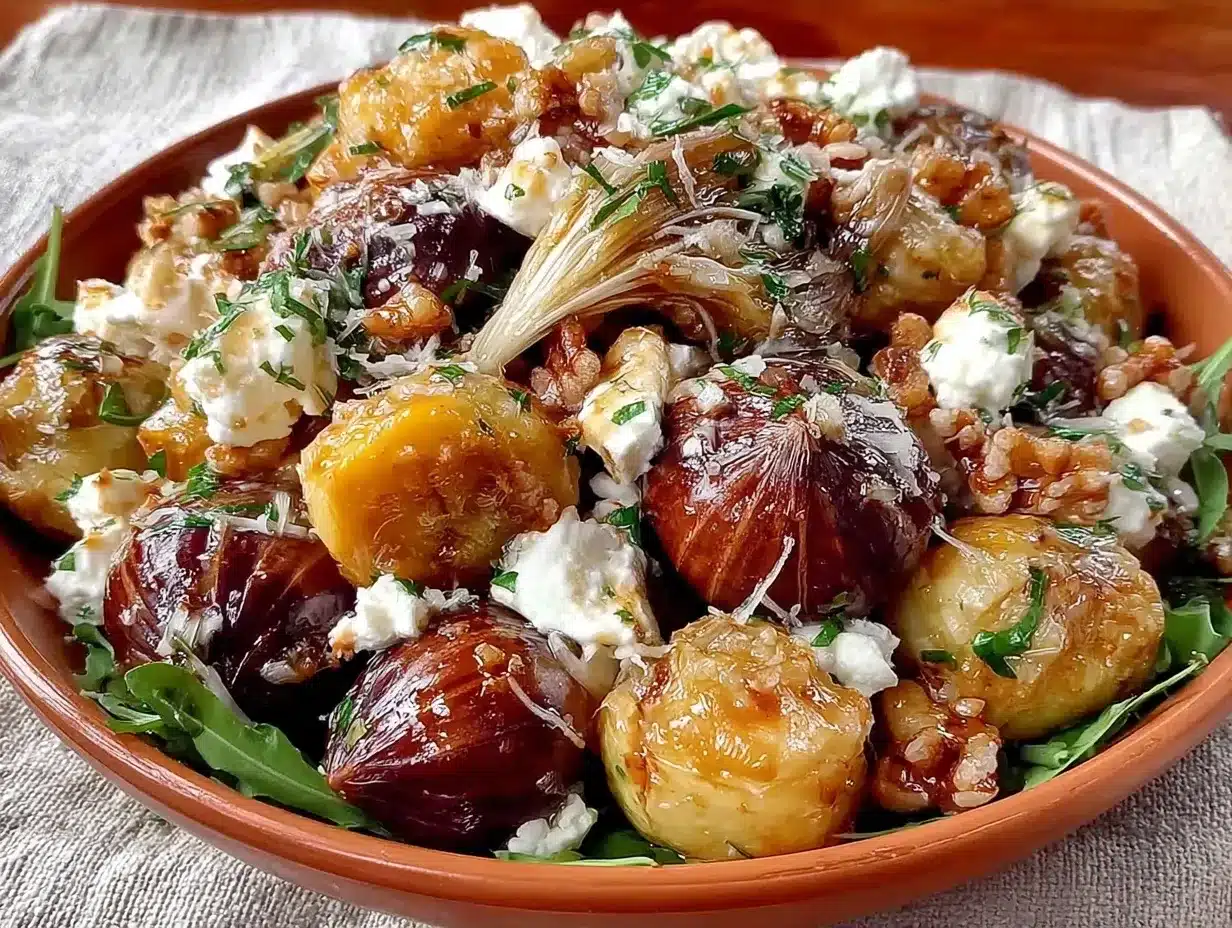 Herbstsalat mit Maronen und Feta: Der perfekte saisonale Salat 4 Herbstsalat mit Maronen und Feta preparation steps
