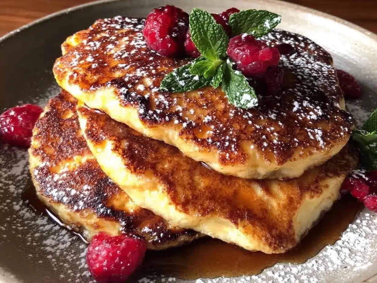 High-Protein Quark-Pfannkuchen in 10 Min: Low Carb Rezept 4 High-Protein Quark-Pfannkuchen preparation steps