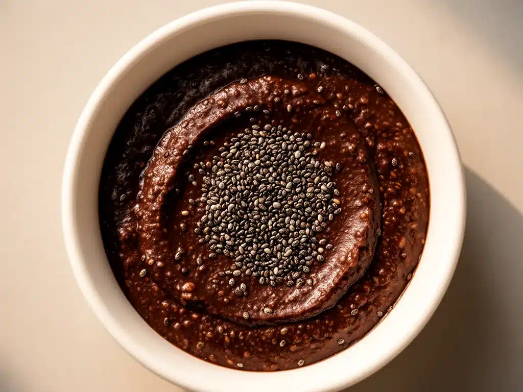 High-Protein Schoko-Pudding: 5-Minuten Rezept für Chiasamen 4 High-Protein Schoko-Pudding mit Chiasamen preparation steps