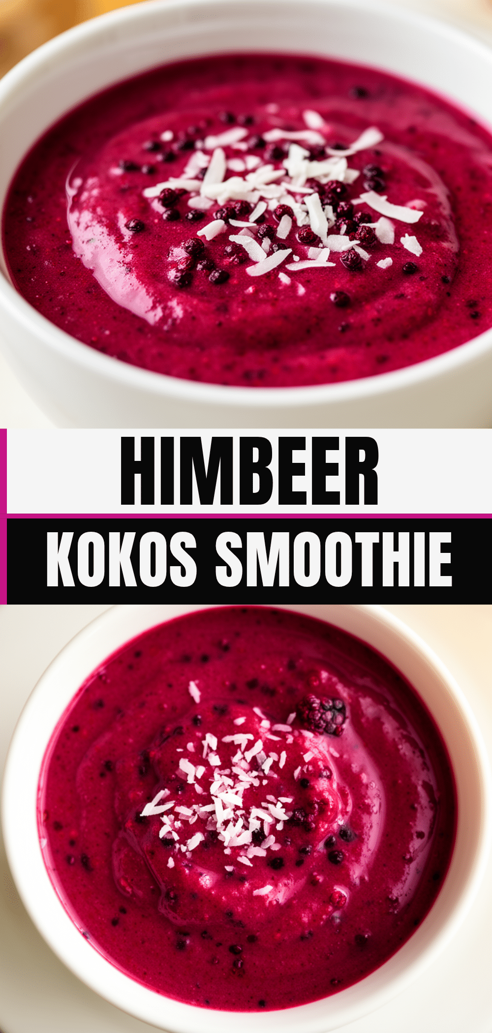 Himbeer-Kokos-Smoothie: Perfekt in 5 Min 5 Himbeer-Kokos-Smoothie recipe
