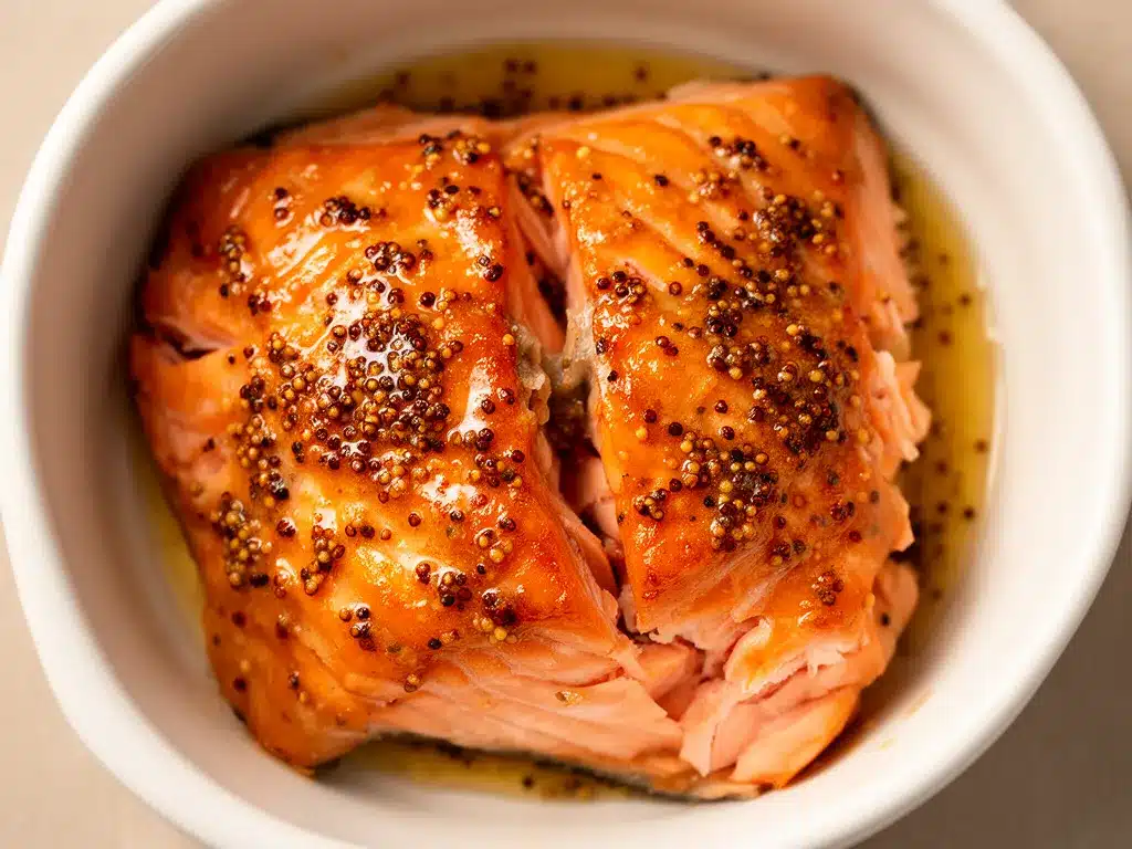 Honig-Senf Lachs: In 15 Min knusprig & einfach 4 Honig-Senf Lachs preparation steps