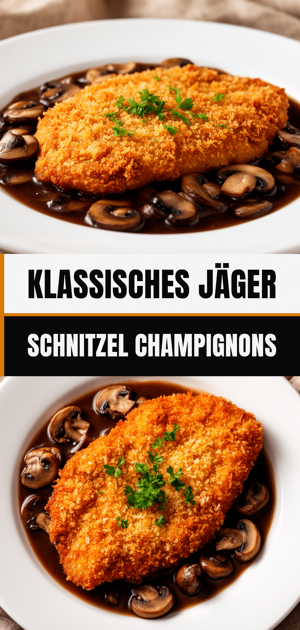 Jägerschnitzel mit Champignons: 30 Min. Perfekt 5 Jägerschnitzel mit Champignons recipe