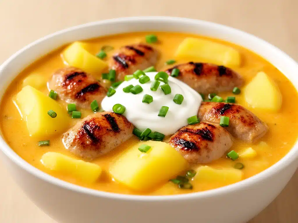 Startseite 1 Kartoffelsuppe mit Würstchen - featured image
