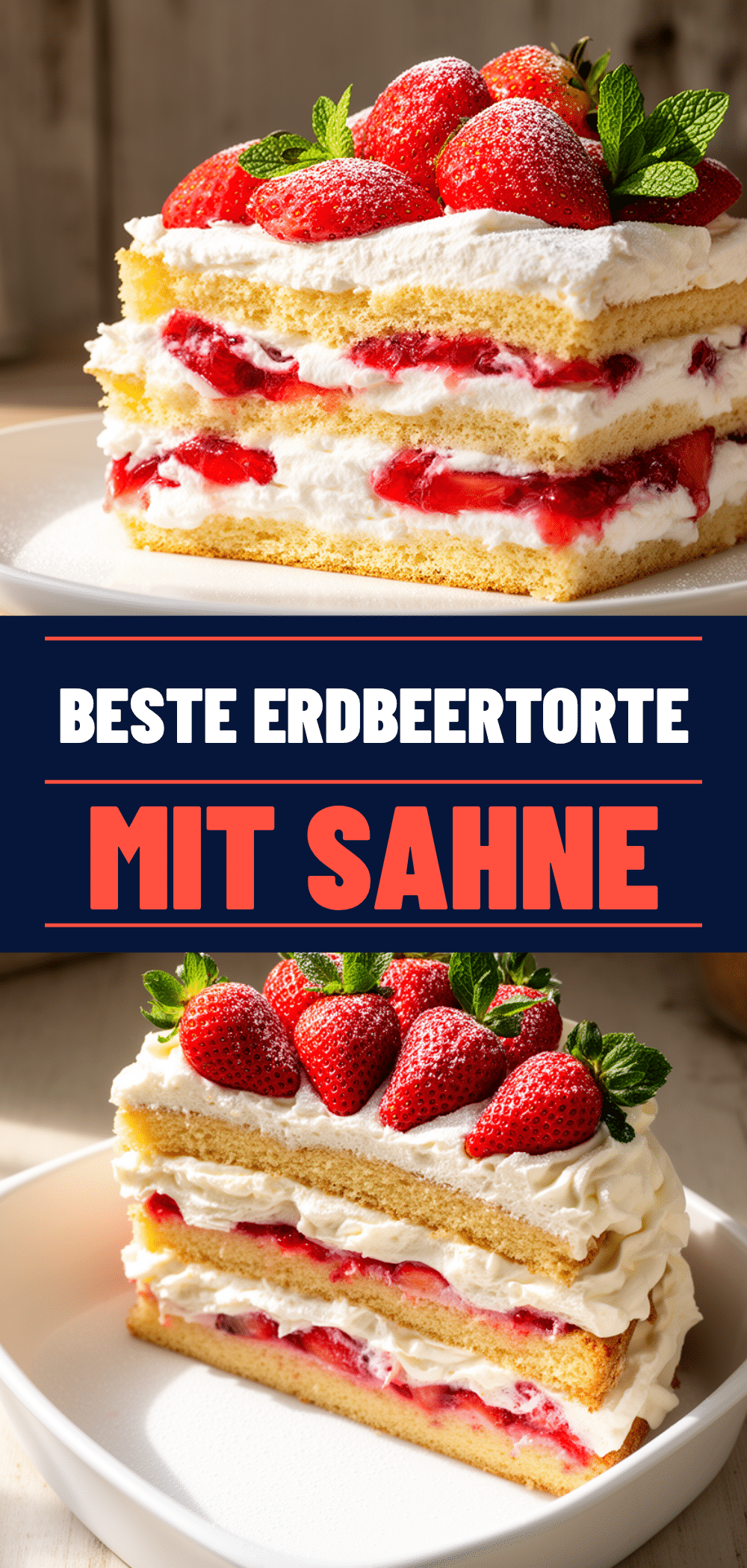 Klassische Erdbeertorte mit Sahne: Das perfekte Sommerdessert 5 klassische Erdbeertorte mit Sahne recipe