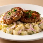 Klassische Frikadellen mit Kartoffelsalat - featured image