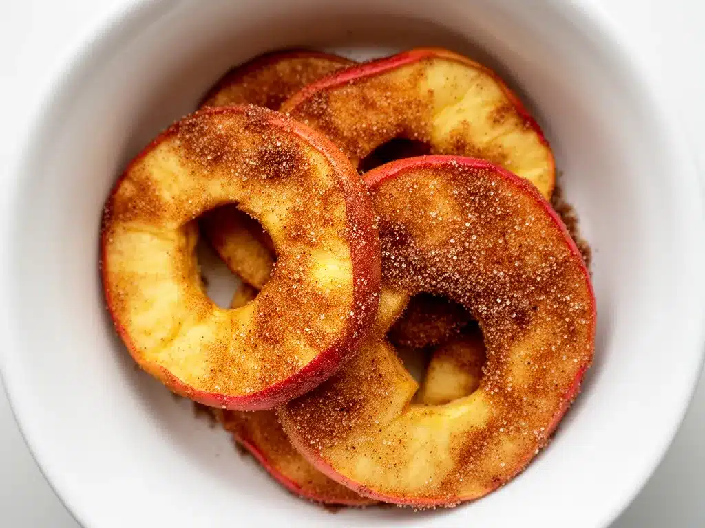 Knusprige Airfryer Apfelringe: Bestes Rezept in 10 Min 4 Knusprige Airfryer Apfelringe preparation steps