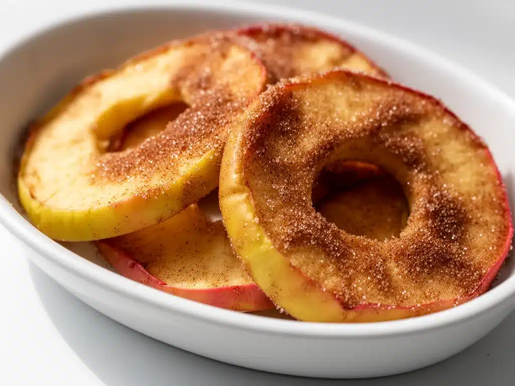 Knusprige Airfryer Apfelringe - featured image